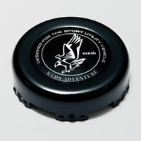 WEDS BLACK ADVENTURE LOW HEIGHT FRONT CENTER CAPS ( SET OF 4 )